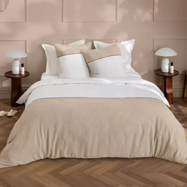 Funda de edred�n y dos fundas de almohada de algod�n (240 x 220 cm) Gabrielle Marfil