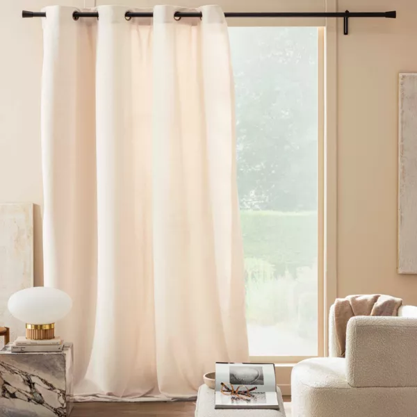 Bouclette Vorhang (140 x 260 cm) Winona Cremewei�