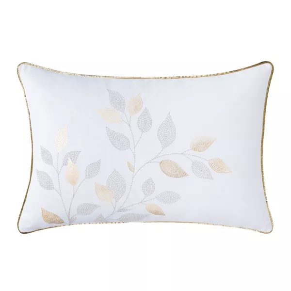 Coussin rectangulaire coton (40 x 60 cm) Duchesse Blanc