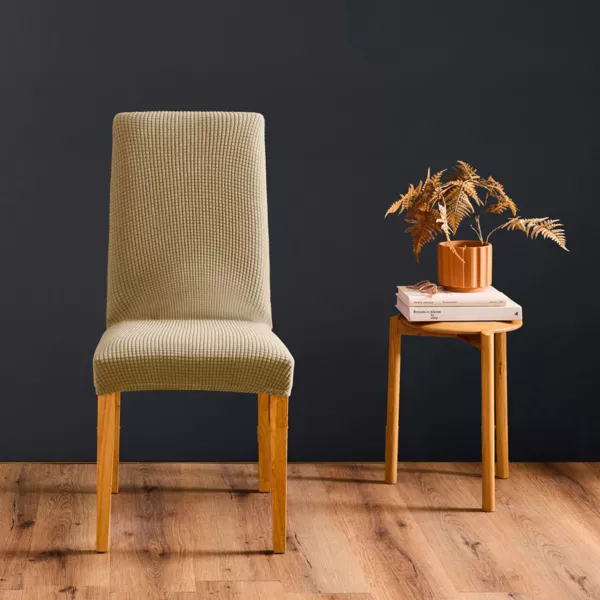 Coprisedia estensibile effetto goffrato (40 x 40 cm) Sacha Beige