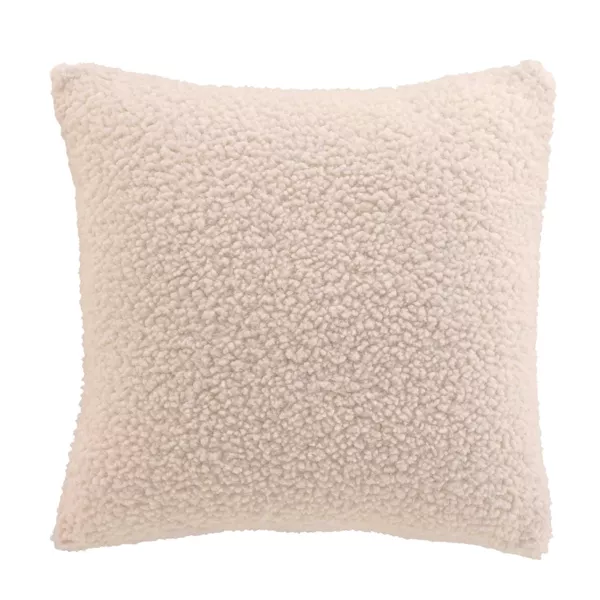 Housse de coussin carr�e (40 x 40 cm) Woolen Ecru