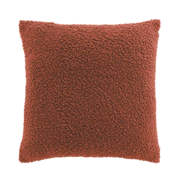 Housse de coussin carr�e (40 x 40 cm) Woolen Terracotta