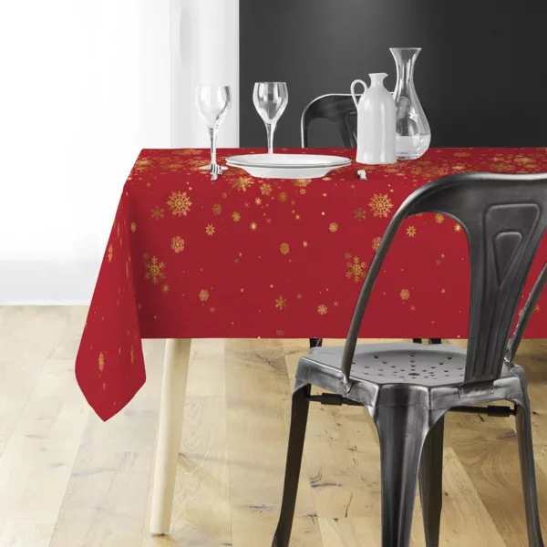 Mantel de Navidad rectangular (150 x 300 cm) Constelaci�n Rojo