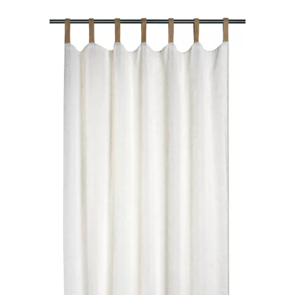 Leinenvorhang (140 x 240 cm) Solane Cremeweiß