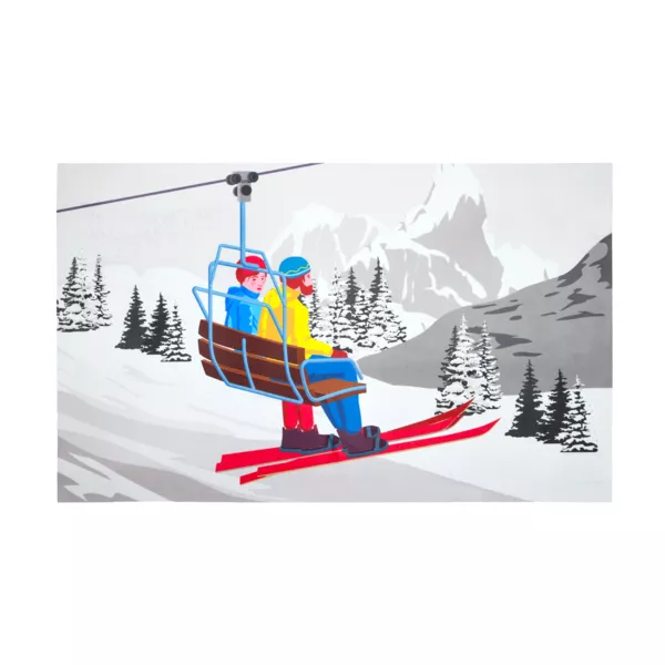 Multifunktionelt skridsikkert t�ppe (45 x 75 cm) Planolet Multifarvet