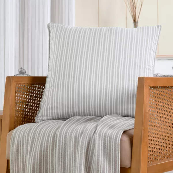 Coussin carr� coton (50 x 50 cm) Jos�phine Gris