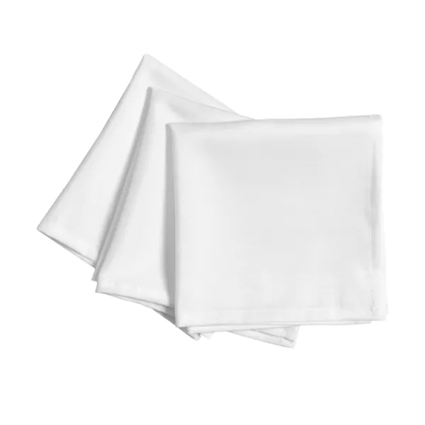 3er Set Servietten aus Polyester (40 x 40 cm) Elise Wei�