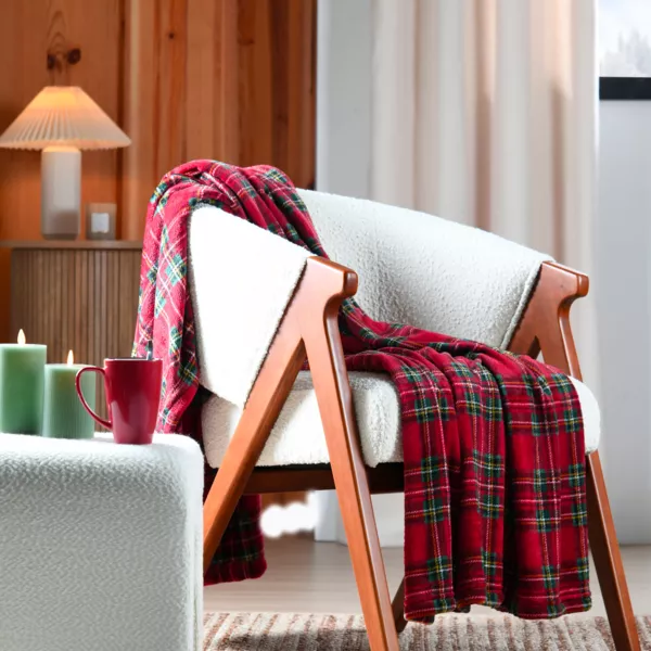 Weicher Plaid (130 x 160 cm) Willis Rot