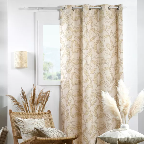Tenda in cotone (140 x 260 cm) Hemera Tortora