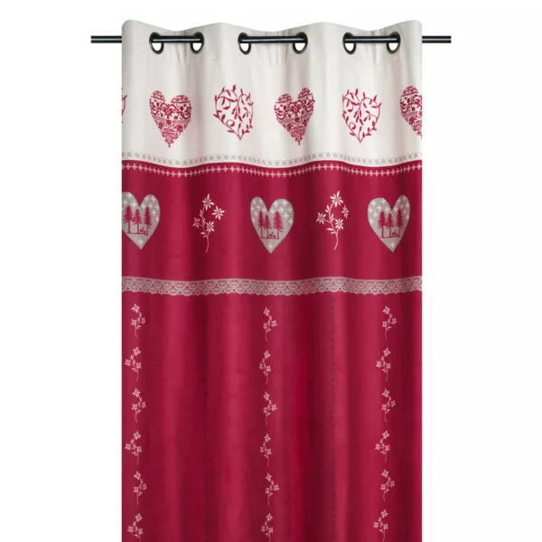 Vorhang (140 x 260 cm) Modane Rot