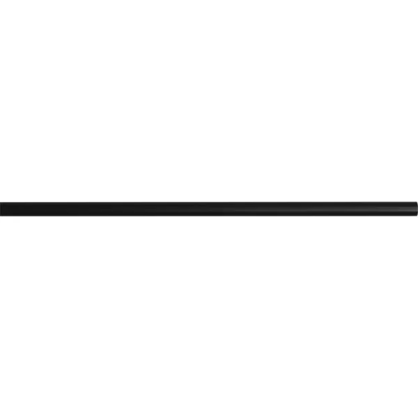 Barra de cortina extensible de metal (L120 - 210 cm / D17 - 20 mm) Jim Negro mate