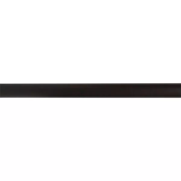 Houten gordijnroede (L250 cm / D28 mm) Nils Mat Zwart
