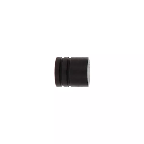 Lote de 2 tapones de barra de madera (D28 mm) Nils tap�n Negro mate