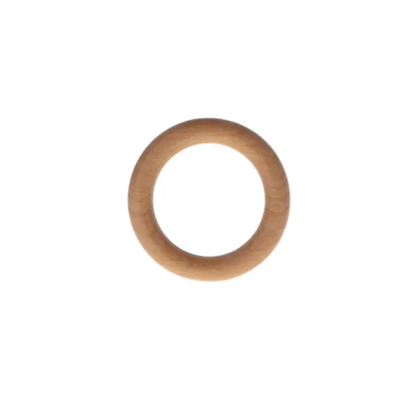10er Set Holzringe (D28 mm) Nils Beige Lackiert