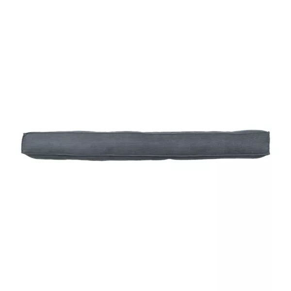 Coussin bas de porte simple velours côtelé (80 cm) Edouard Gris