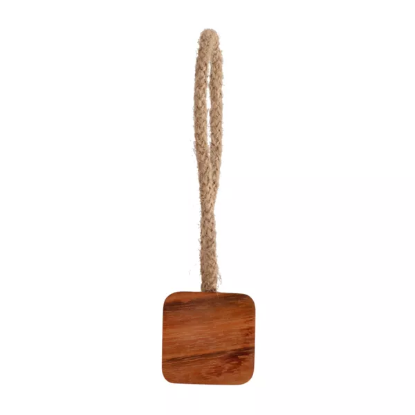 Abrazadera de cortina de madera Rhino Marr�n