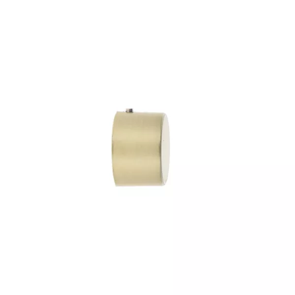 Set di 2 terminali per asta in metallo (D28 mm) Tappo Oro