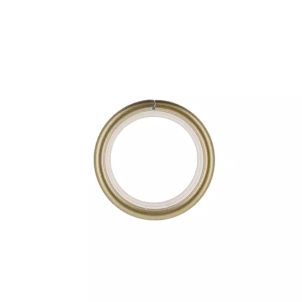 Lot de 8 anneaux tringle rideau m�tal (Diam�tre 20 mm) Jim Or