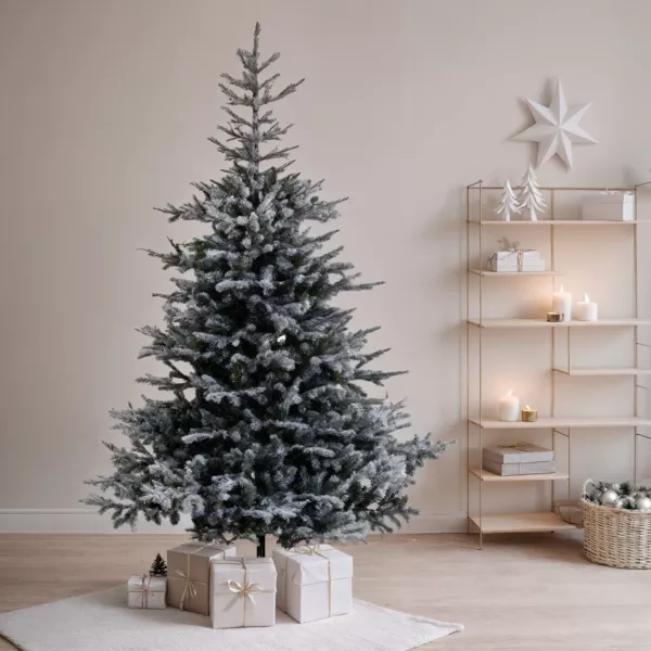 K�nstlicher Weihnachtsbaum Glorious H210 cm Gr�n verschneit