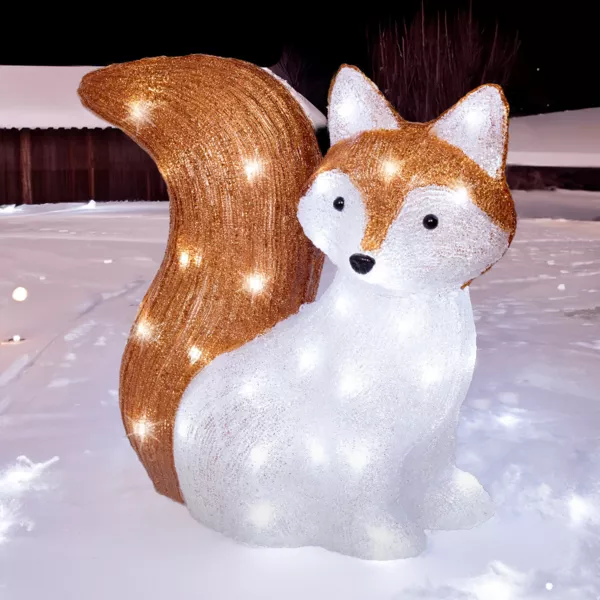 Volpe Luminosa 60 LED (H37 cm) Leonard Bianco Freddo