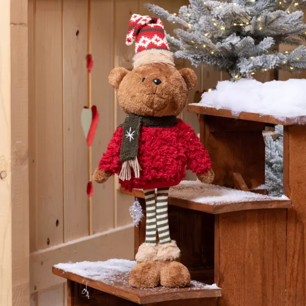 Orsetto di Natale decorazione (H54 cm) Pippin in montagna