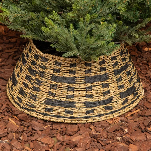 Fald�n para �rbol trenzado (D70 cm) Classic Negro y natural