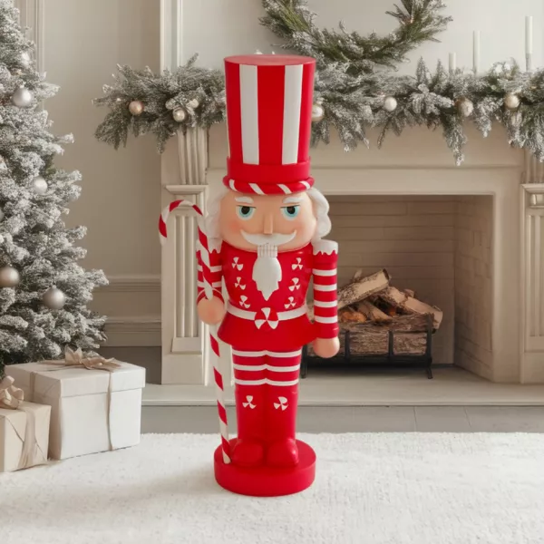 Cascanueces (H91 cm) Sir Biscuit Rojo y Blanco