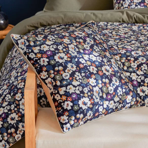 Cuscino quadrato in velluto (50 x 50 cm) Dolores Blu