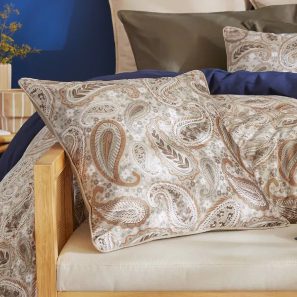 Coji�n cuadrado de terciopelo (50 x 50 cm) Dolores Beige