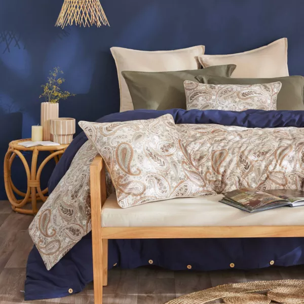 Samt Tagesdecke (90 x 220 cm) Dolores Beige