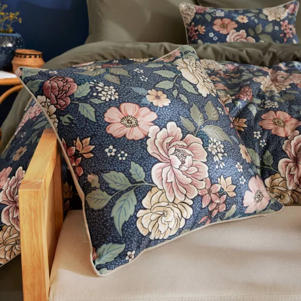 Coussin carr� velours (50 x 50 cm) Dolores Rose