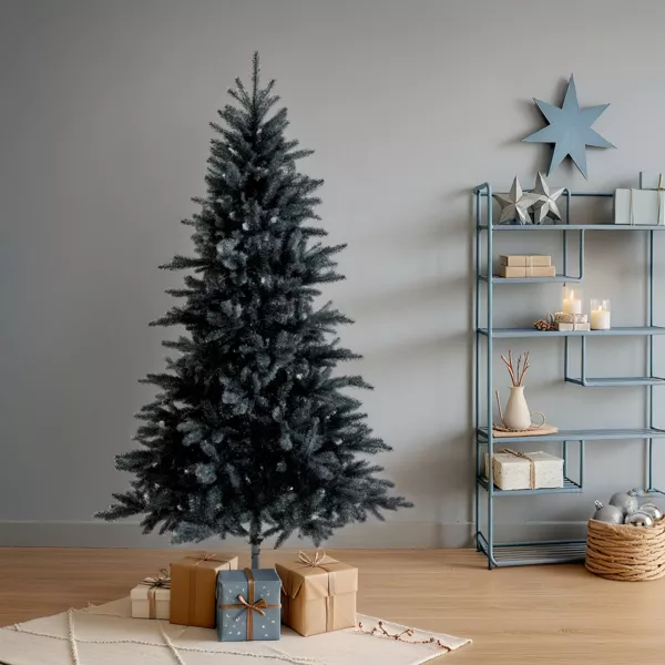 Albero di Natale artificiale (H180 cm) Monaco Nero