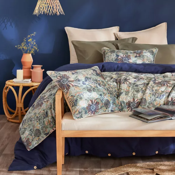 Samt-Tagesdecke (90 x 220 cm) Dolores !Khaki-Gr�n