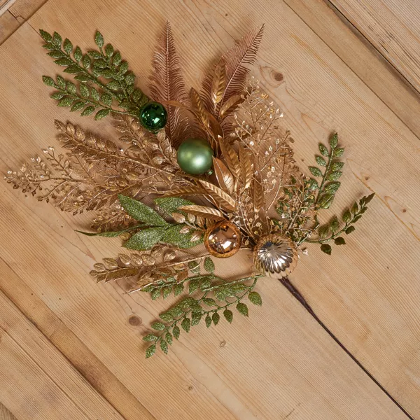 Blad tak (H75 cm) Majesty Groen en goud