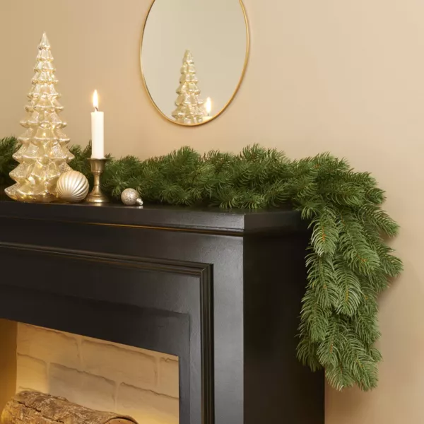 Guirlande de sapin (300 cm - D25) Utah Luxe Vert sapin