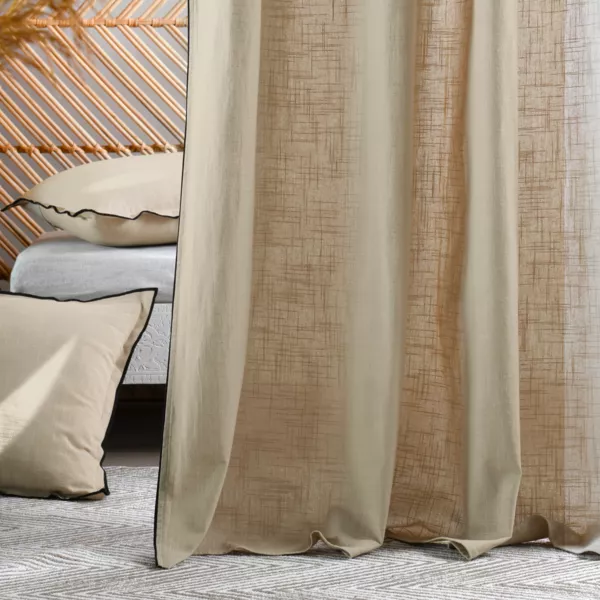Rideau coton (140 x 260 cm) Helios Ecru