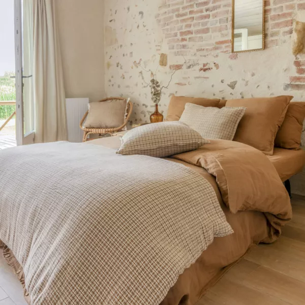 Baumwoll-Bettdecke (90 x 220 cm) Marius Braun