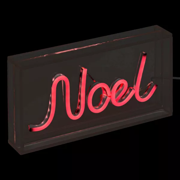 Beleuchtetes Neon zum Aufstellen USB (H12,5 cm) Weihnachten Rot