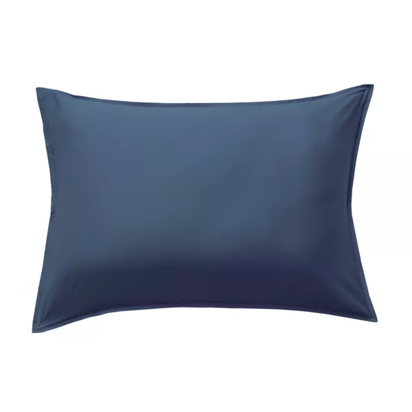 Kussenslop rechthoekig Bamboe satijn (50 x 70 cm) Sienna Donkerblauw