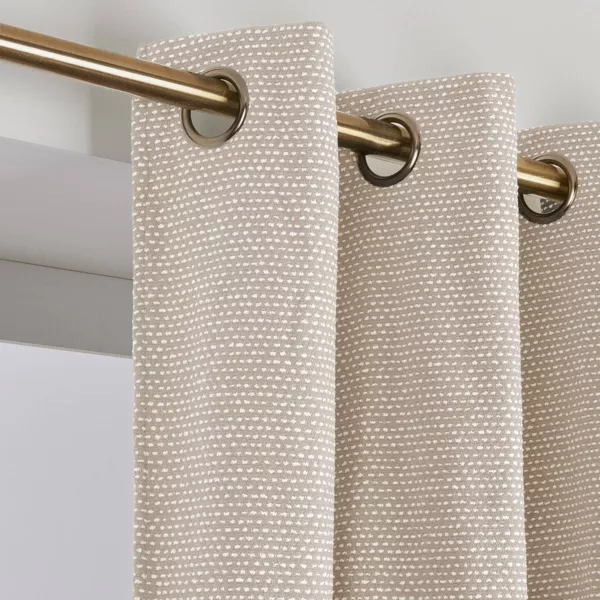 Rideau tissage jacquard (140 x 240 cm) Oscar Taupe