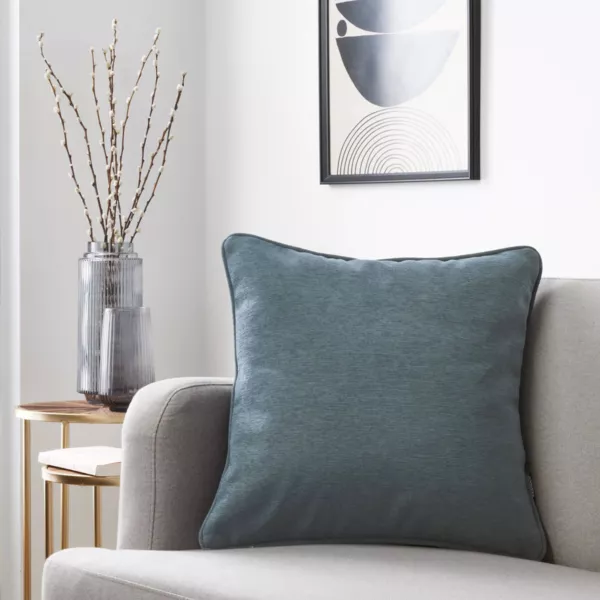 Coussin carr� (50 x 50 cm) Minuit Gris bleu