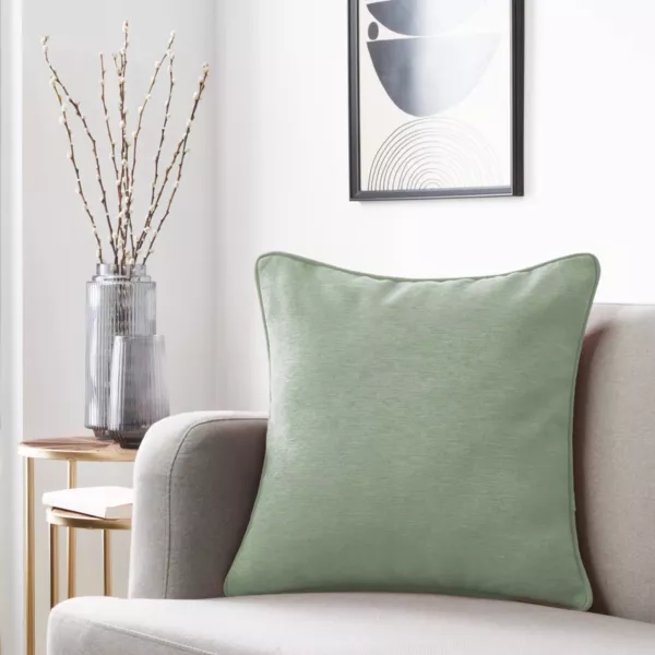Coussin carr� (50 x 50 cm) Minuit Vert kaki