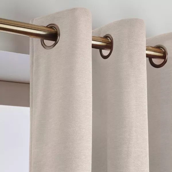 Thermisch verduisterend gordijn (140 x 240 cm) Middernacht Taupe