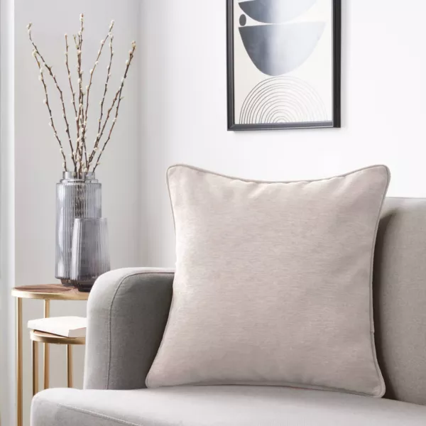 Coussin carr� (50 x 50 cm) Minuit Taupe