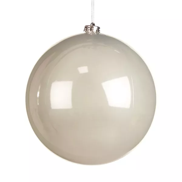 Boule de No�l (D200 mm) Alpine Perle