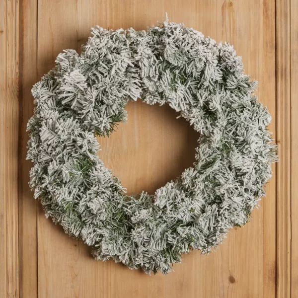 Weihnachtskranz Royal D60 cm Gr�n verschneit