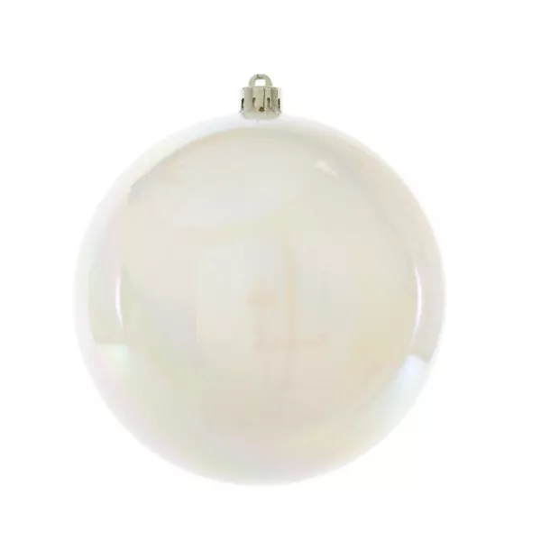 Kerstbal (D200 mm) Alpine parelmoerwit