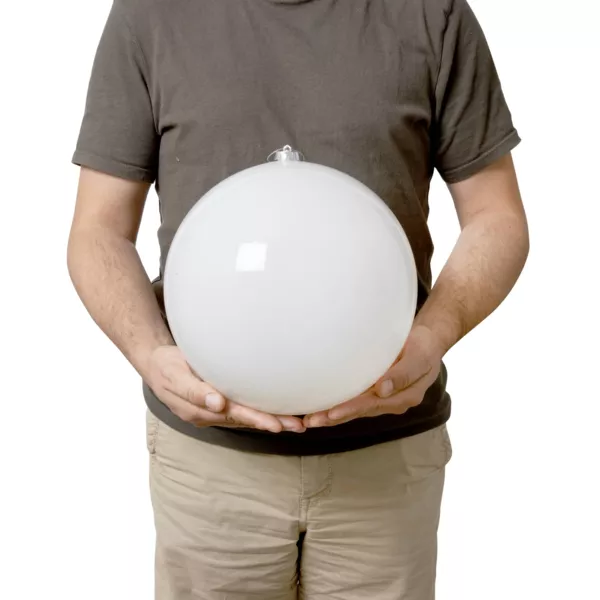 Boule de No�l (D250 mm) New Alpine Blanc