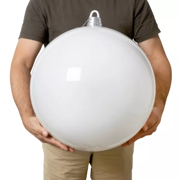 Weihnachtskugel (D400 mm) New Alpine XXL Wei�