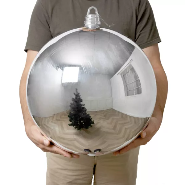 Boule de No�l (D400 mm) New Alpine XXL Argent